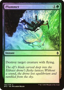 MTG FOIL Plummet  - Battle for Zendikar #184 - Picture 1 of 1
