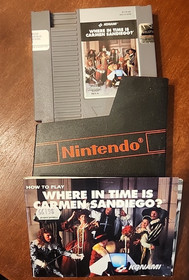Where In Time Is Carmen Sandiego -- NES Nintendo Original Classic Authentic Game