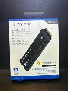 WD BLACK 8TB SN850P NVMe PCIE4.0 M.2 2280 SSD with heatsink WDBBYV0080BNC New - Picture 1 of 3