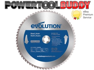 Evolution Rage Blue 355mm x 66TCT Steel Cutting Saw Blade - Picture 1 of 2