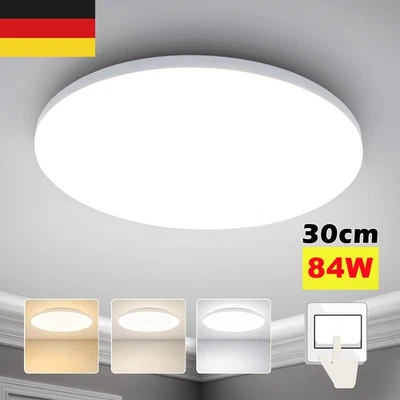 30cm LED Deckenleuchte Deckenlampe 84W Küchenlampe Flurleuchte Badezimmer-Lampe - Bild 1 von 4