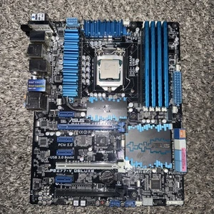 ASUS P8Z77-V Deluxe Intel Core i7 16GB Corsair RAM LGA ATX Motherboard W/fan - Afbeelding 1 van 5