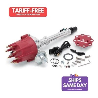 Edelbrock EDE22762 Red HEI Style Terminal Distributor fits Mopar RB-Series  - Image 1 of 4