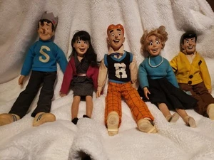 18" ARCHIE DOLLS, VINTAGE, ALL ORIGINAL, Set Of 5  - Picture 1 of 3