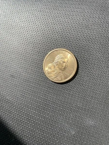 2000 P Sacagawea Dollar  with 180 degree back error  - Picture 1 of 2