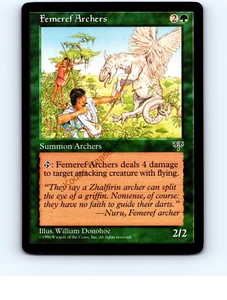 Femeref Archers Green Uncommon Mirage MTG NP Near Mint or Better - Picture 1 of 2
