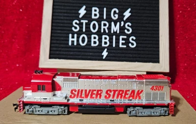 Tyco Diesel Locomotive Silver Streak #4301 HO Scale Engine - Image 1 of 4