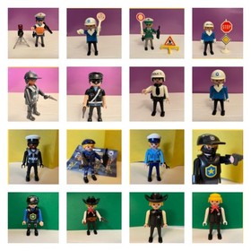 Playmobil Policemen Swat Rescue Fighter man Woman Guns Ethnic Vintage Sheriff