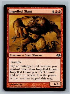 Magic The Gathering Eventide Impelled Giant #58/180 MTG TCG CCG - Image 1 of 2