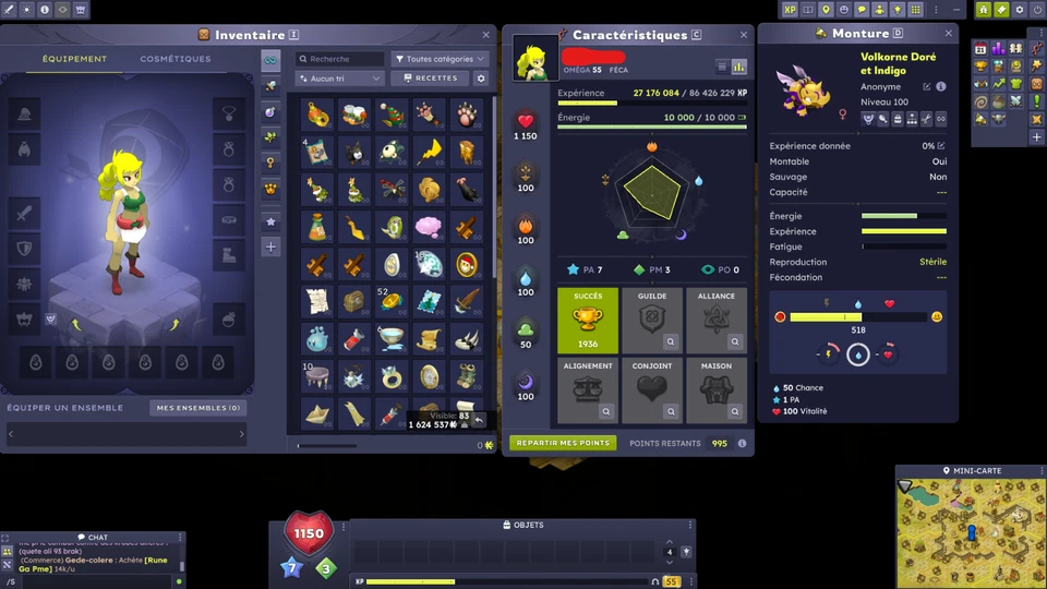 Compte dofus Feca + sacri 200 - Photo 1/1