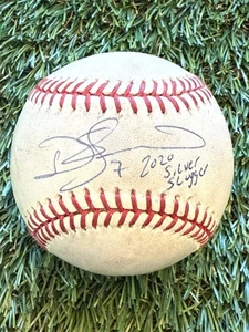 SEATTLE MARINERS DONOVAN SOLANO HANDSIGNIERT BESCHRIFTET MLB BASEBALL - Bild 1 von 3