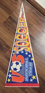 VINTAGE 1991 SOCCER FOOTBALL WIMPEL TEAM U.S.A. National Team Federation - Bild 1 von 2