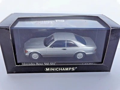 Minichamps 1:43, Mercedes Benz 560 SEC silber 1986 in OVP - Bild 1 von 4