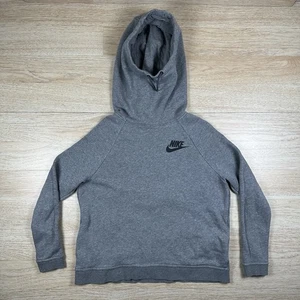 Nike Hoodie Womens Medium Pullover Sweatshirt Sportswear Essential Funnel Neck - Picture 1 of 9