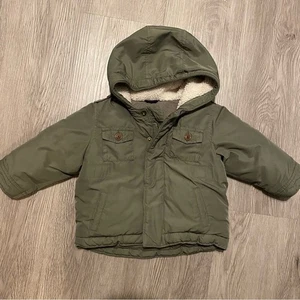 Baby Gap 12-18 months Jacket Parka Primaloft Down Alternative Sherpa Hood - Picture 1 of 7