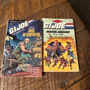 1988 GI JOE Real American Hero #1 - SIEGE OF SERPENTOR Paperback R.L. Stine Lot - Picture 1 of 12