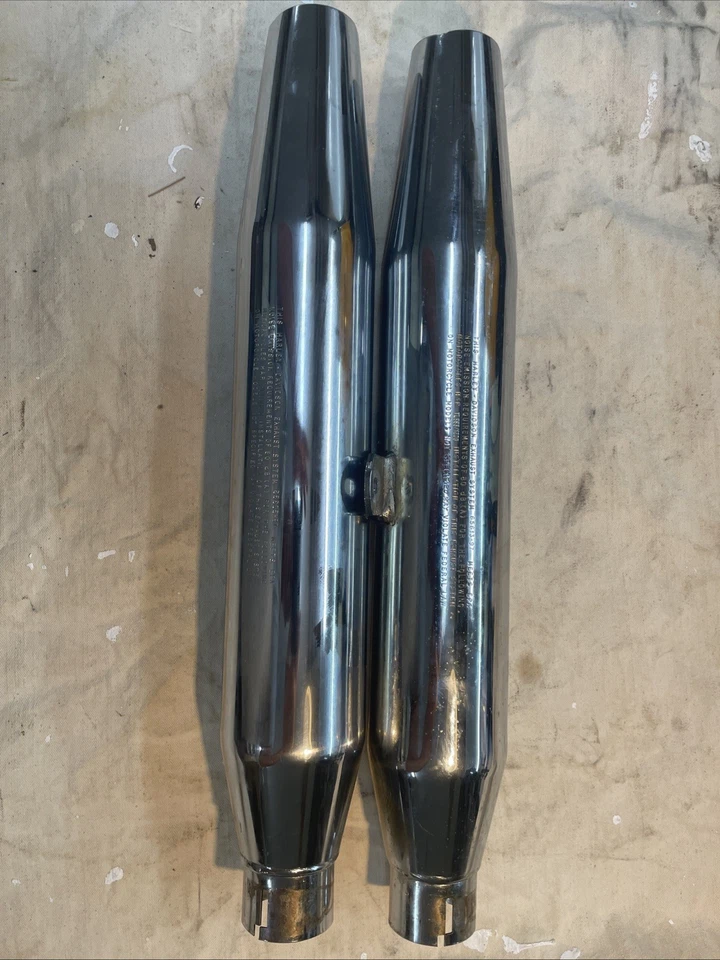 Harley Davidson 80290-99A Slash Down XL  Chrome - Image 1 of 4