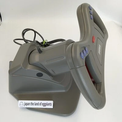 SEGA Sega Saturn Racing Controller HSS-0115 Steering Wheel Used Tested From JP - Image 1 of 4
