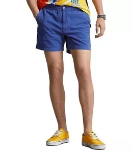 Polo Ralph Lauren Classic Fit 5" Prepster Shorts XL Elastic Waist Royal Blue NWT - Picture 1 of 11