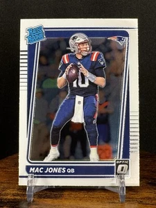 2021 Panini Donruss Optic Mac Jones Rated Rookie #206 New England Patriots - Picture 1 of 2