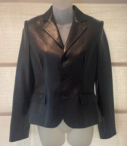 RALPH LAUREN Black Label butterweicher Lammleder Blazer Jkt~6~neuwertig~siehe Beschreibung - Bild 1 von 12