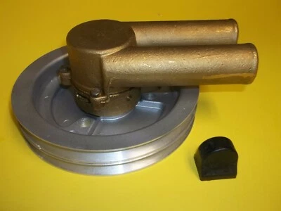 Volvo Penta New Raw Sea Water Pump Double V Belt Pulley 21214596, 3858229 RUBBER - Image 1 of 2