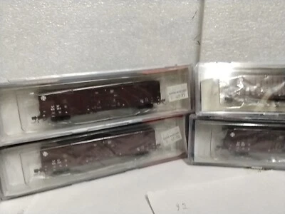 N SCALE BLMA  MODELS 60 FT BEER CARS ATSF WLOGO X 4 NUMDERS - Image 1 of 3