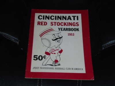 1953 CINCINNATI REDS OFFICIAL BASEBALL YEARBOOK EX-MINT - Image 1 of 2