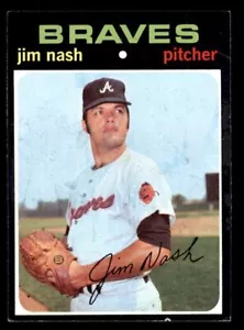 1971 Topps Baseball #306 Jim Nash EX (Wax ST Front) - Picture 1 of 2