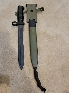 Vintage M1964 Spanish Rifle Bayonet Scabbard INI Toledo ET68085C Knife Military - Picture 1 of 12