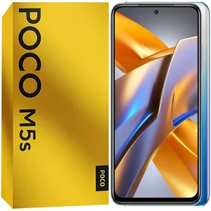 Xiaomi Poco M5s 4G/LTE Blue 128GB + 6GB Dual-SIM Factory Unlocked Global NEW - Picture 1 of 3