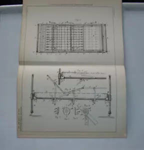 IMPROVEMENT IN INVALID BEDSTEADS PATENT GOODWIN BROOKLINE MASSACHUSETTS USA 1898 - Picture 1 of 3