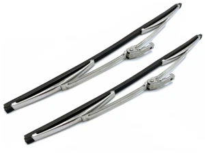 Limpiaparabrisas de acero inoxidable para Ford Escort MK1 - Se venden en par - Imagen 1 de 1