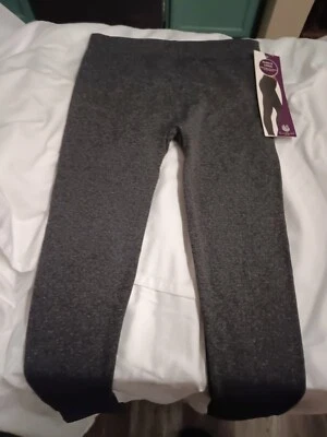 Leggings Gloria Vanderbilt Polar Sin Costuras Talla S/M Carbón Brezo Nuevos con Etiquetas Cómodos Foto 1 de 4