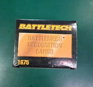 1993 FASA BATTLETECH BATTLEMECH RECOGNITION CARDS #1675 FACTORY SEALED SET NEW - Picture 1 of 6