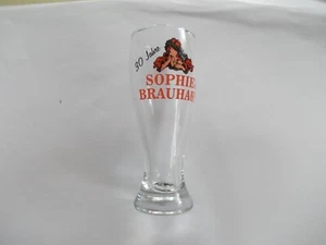 30 Jahre Sopies Brauhaus Weißbier Mini Weizenglas Schnapsglas ohne Eich ca.4 cl - Bild 1 von 2