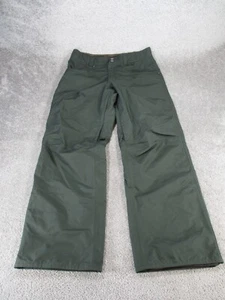 Planet Earth Snow Pants Mens Medium Green Recycled Fabric Vents - Picture 1 of 12