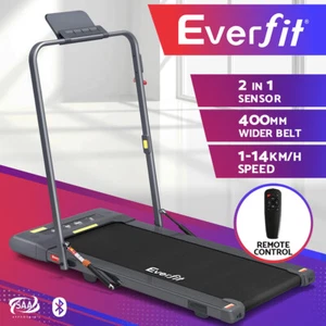 Everfit Treadmill Electric Walking Pad Under Desk Home Gym Fitness 400mm Grey - Picture 1 of 5