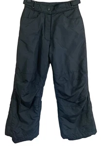 CB SPORTS Girls-S Ski Snowboard Insulated Pants Black Adjustable Waist Pockets - Picture 1 of 7