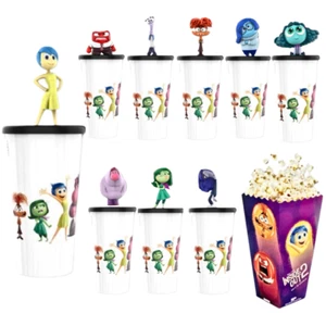 Inside Out 2 Film Set Tasse mit Topper & Papier Popcorn Box Disney Theater 2024 - Bild 1 von 15