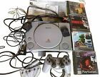 Original Sony Playstation 1 + Ps1 Games ,controller,memory Card, Cables, Instruc