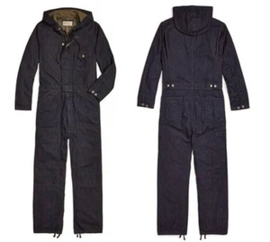 RRL Ralph Lauren Cotton Linen Blend Japanese Denim Coverall-MEN-L - Picture 1 of 6