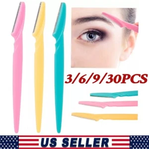 3X yebrow Razor Shaver Blade Face Hair Trimmer Makeup Beauty Dermaplaning tool - Picture 1 of 13