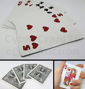 Queen A Fives 5 Change 4 Magic Card Makeup Hearts Diamonds Spades Mace New Wow - Picture 1 of 4
