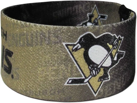 PITTSBURGH PENGUINS NHL ELASTIC STRETCH WRISTBAND BRACELET Cover