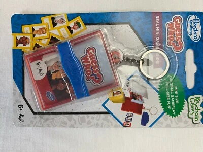 Hasbro Gaming Guess Who? Keychain Game Mini Original Gameplay Full Size Fun NEW - Image 1 of 4