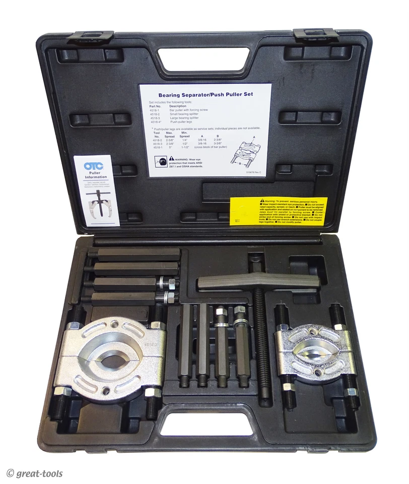 OTC 5 Ton Bar-type Puller Bearing Splitter Separator 4518