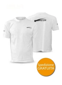 TUBERTINI T SHIRT WHITE PESCA COTONE TEMPO LIBERO MAGLIETTA MANICA CORTA - Foto 1 di 1