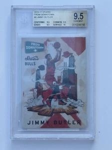 2016-17 Panini Studio Jimmy Butler From Downtown Case Hit SSP BGS 9.5 Gem Mt - Picture 1 of 4