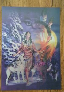 Wolf Spirit Lenticular art print